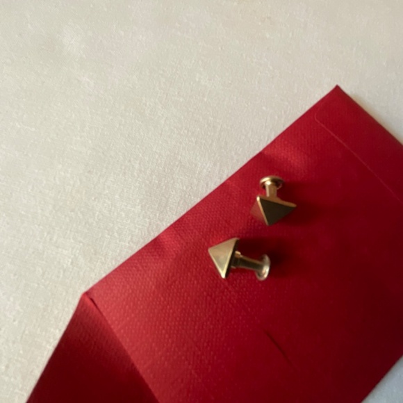 NEW Valentino Garavani Grey Leather Silver RockStud Cards Holder NWT - Picture 10 of 14